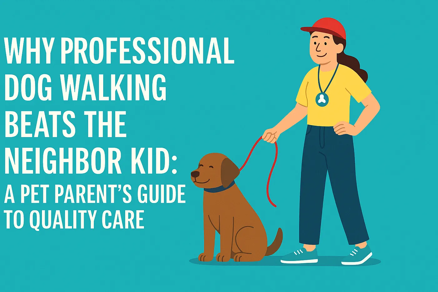 Why Professional Dog Walking Beats the Neighbor Kid